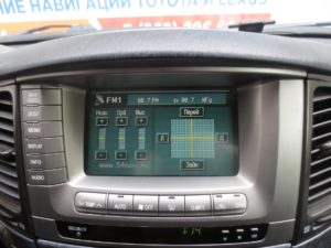 Аудио меню Lexus LX